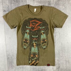 00s Y2k Electric Zombie Band Tee Shirt